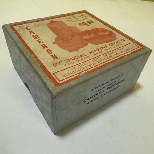 Vintage Cameron .09 Special Marine Engine W/ Box, Instructions, Sealed Contents - Bild 19 von 20