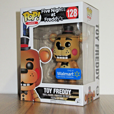 FUNKO POP FIVE NIGHTS AT FREDDY'S  TOY FREDDY / Freddy Fazbear WALMART EXCLUSIVE