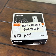 VivoTek Compact Cube Network Camera CC8130 - BLACK - OPEN BOX