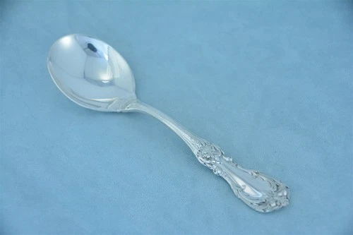 Reed & Barton Burgundy Sterling Silver 7-1/4" Gumbo Soup Spoon No Monogram