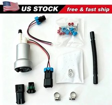 New Walbro F90000274 450lph High Pressure Fuel Pump Qfs Install Kit E85