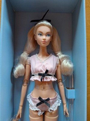 Defa Lucy Play Checkmate Doll Series 1 Limited Edition Blonde Hair Pink Gingham