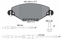Bremsscheiben-BremsbeläGe-Kit Textar 2327701 CitroËN 1611456480