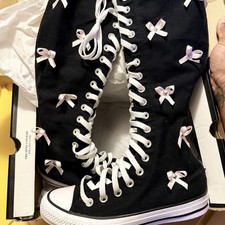 Y2K Converse All-star Knee High Tall Chuck Ta...