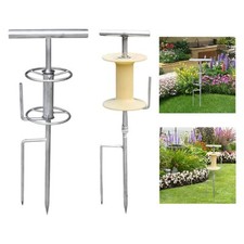 Garden Hose Guide Spike Outdoor Protection Watering Equipment Hose Reel for