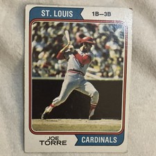 Joe Torre Topps card #15 St. Louis Cardinals 1974 base issue
