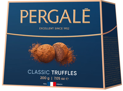 PERGALE CLASSIC TRUFFLES Chocolate Candies Sweets Box 200g 7.05oz