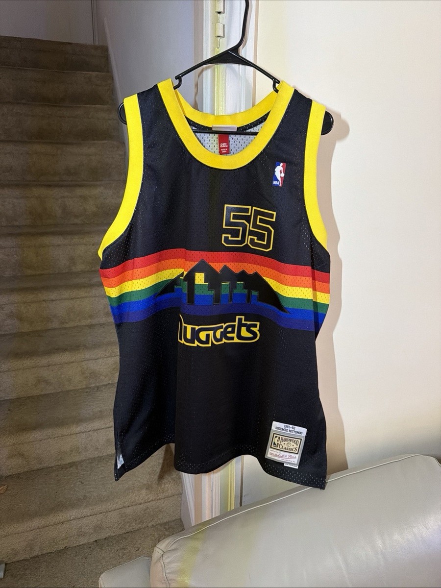 DENVER NUGGETS DIKEMBE MUTOMBO 1991-92 Mitchell & Ness Swingman
