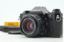N MINT Canon AE-1 P Program SLR Camera Black NFD 50mm f/1.8 Lens From JAPAN
