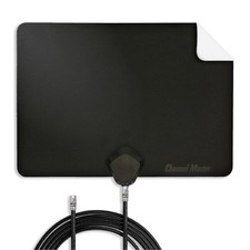Channel Master FLATenna - Indoor Digital HDTV Antenna, Compact, White/Black