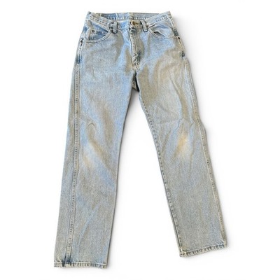 Wrangler Five Star Regular Fit Jeans Mens 30x29.5 Light Stonewash 100% Cotton