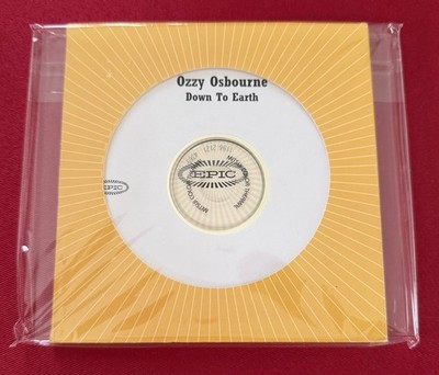Ozzy Osbourne - Down To Earth - Epic PROMO CD Yellow Sunburst Sleeve -  RARE VG+