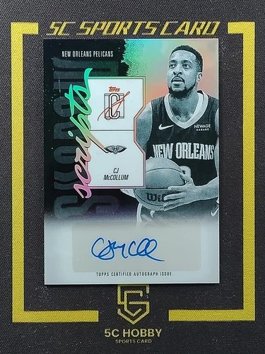 2025 Topps Signature CJ McCollum Base (RAW)