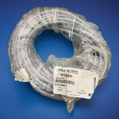 Herco Braid 0512-040 100 ft Hose 3/16'' I.D. 350 PSI High-Pressure Hose