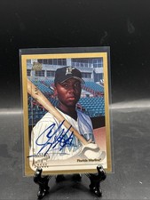 1999 Topps Traded & Rookies Chip Ambres  Rookie On Card Auto Autograph. rookie card picture