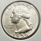 1956 P Washington Quarter 25C CHOICE BU LUSTER! 90% Silver