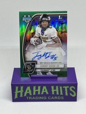 2024 Bowman University Chrome Jimmy Horn Jr. #PA-JHR Green Refractor Auto /99