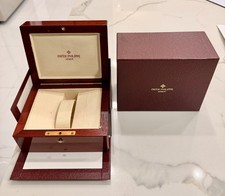 Authentic Patek Philippe Calatrava Aquanaut Wood Watch Box Vintage