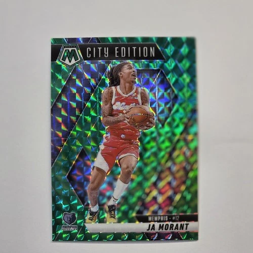 2024-25 Panini Mosaic - City Edition Ja Morant #281 Green Mosaic Prizm