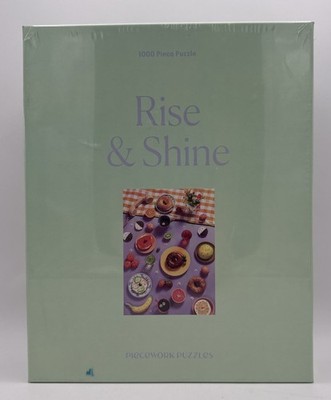 Piecework Puzzles Rise and Shine Food Breakfast Brunch 1000 Piece New Sealed