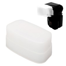 2Pcs Bounce Dome Diffuser White Digital Camera Flash Diffuser For 320EX Flas XG5