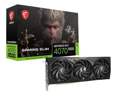 MSI GeForce RTX 4070 Super 12G Gaming Slim Wukong Black Myth Graphics Card