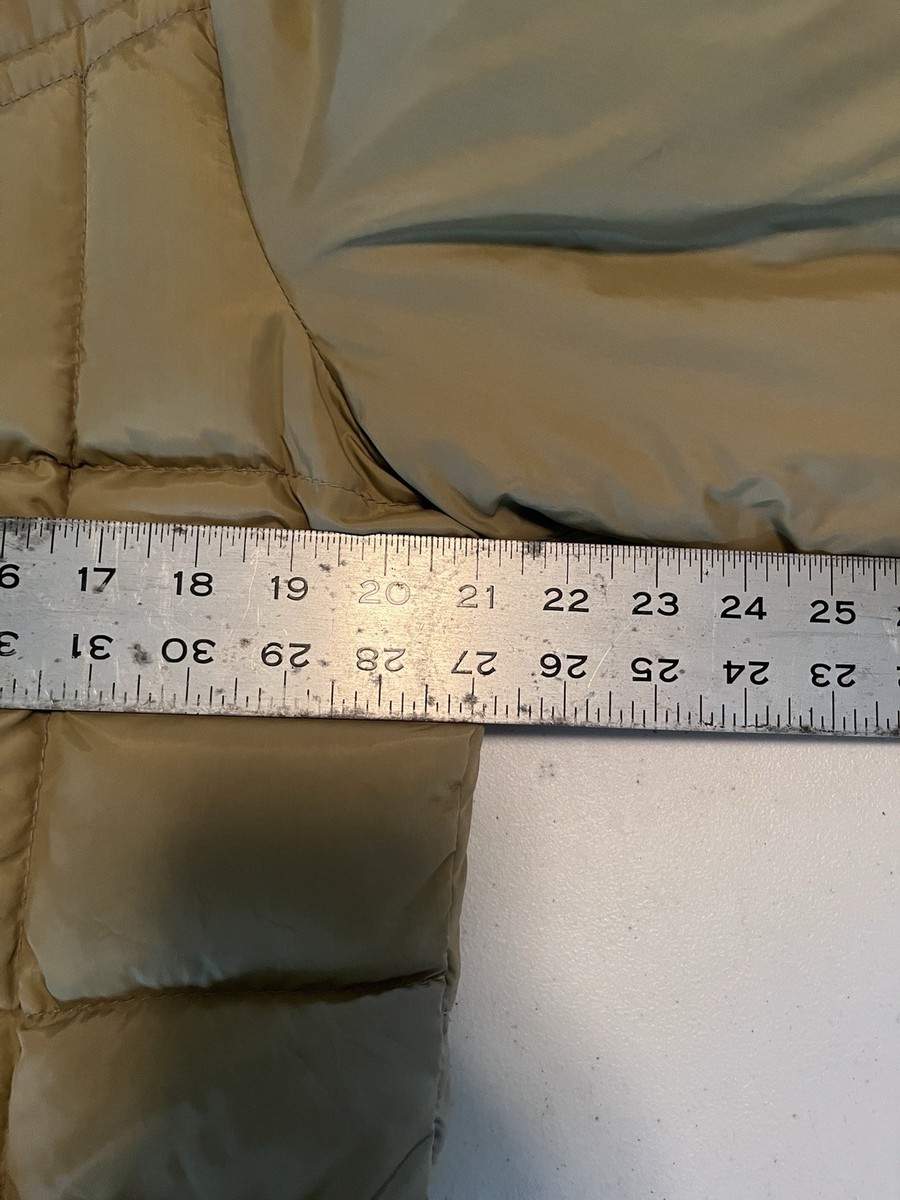 Tempco Vintage Down Coat Large USA EUC Tan View 6