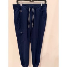 FIGS Navy Blue Zamora Jogger Style Scrub Pants Womens Medium W18SW2005
