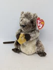 2004 Vintage Ty Beanie Baby - CHEESLY Mouse Rat Plush Toy - With Tag