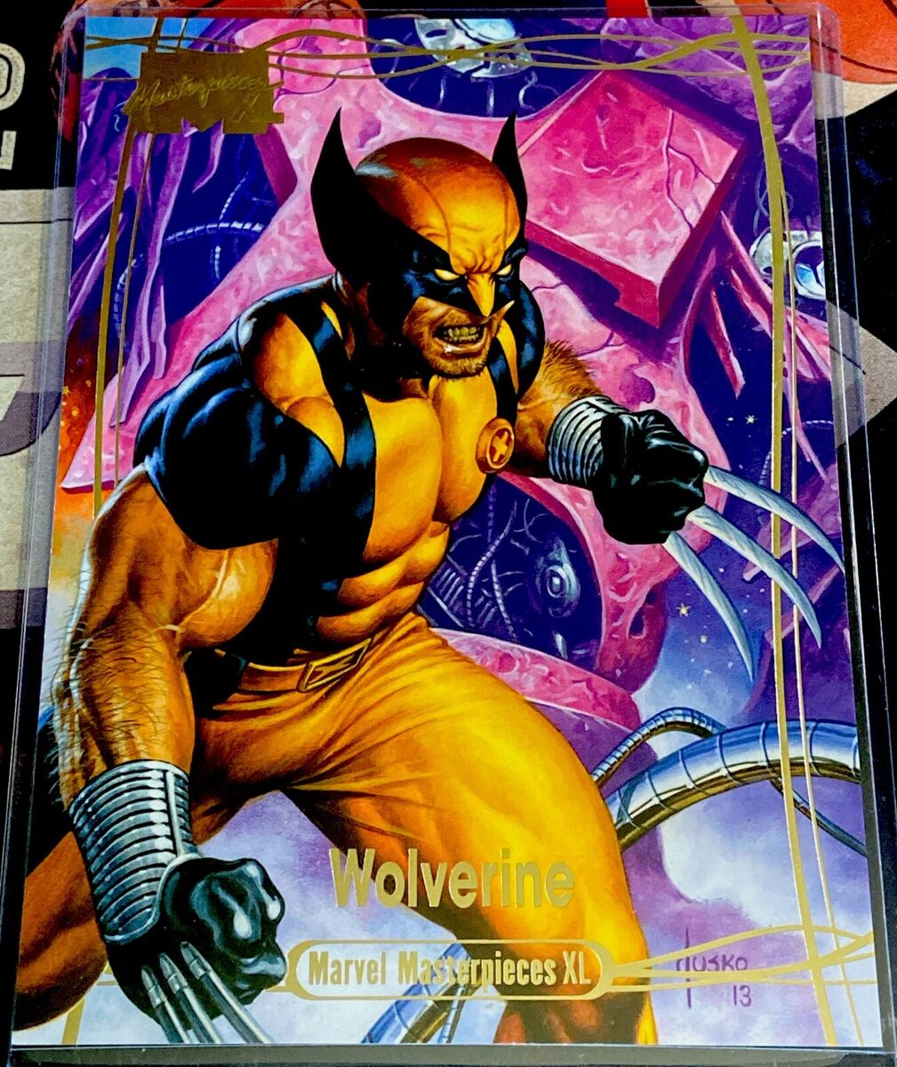 2024 Marvel Masterpiece XL #89 WOLVERINE GOLD FOIL #d 040 2024 Marvel Masterpiece XL #89 WOLVERINE GOLD FOIL #d 040