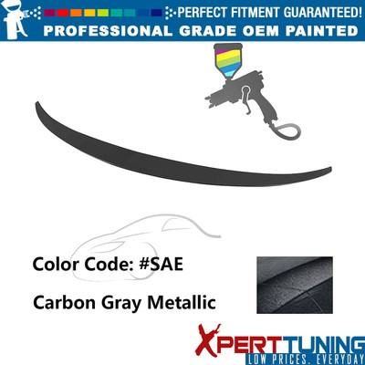For 11-15 Hyundai Elantra (Avante MD) Euro Style Trunk Spoiler Wing Lip SAE Gray