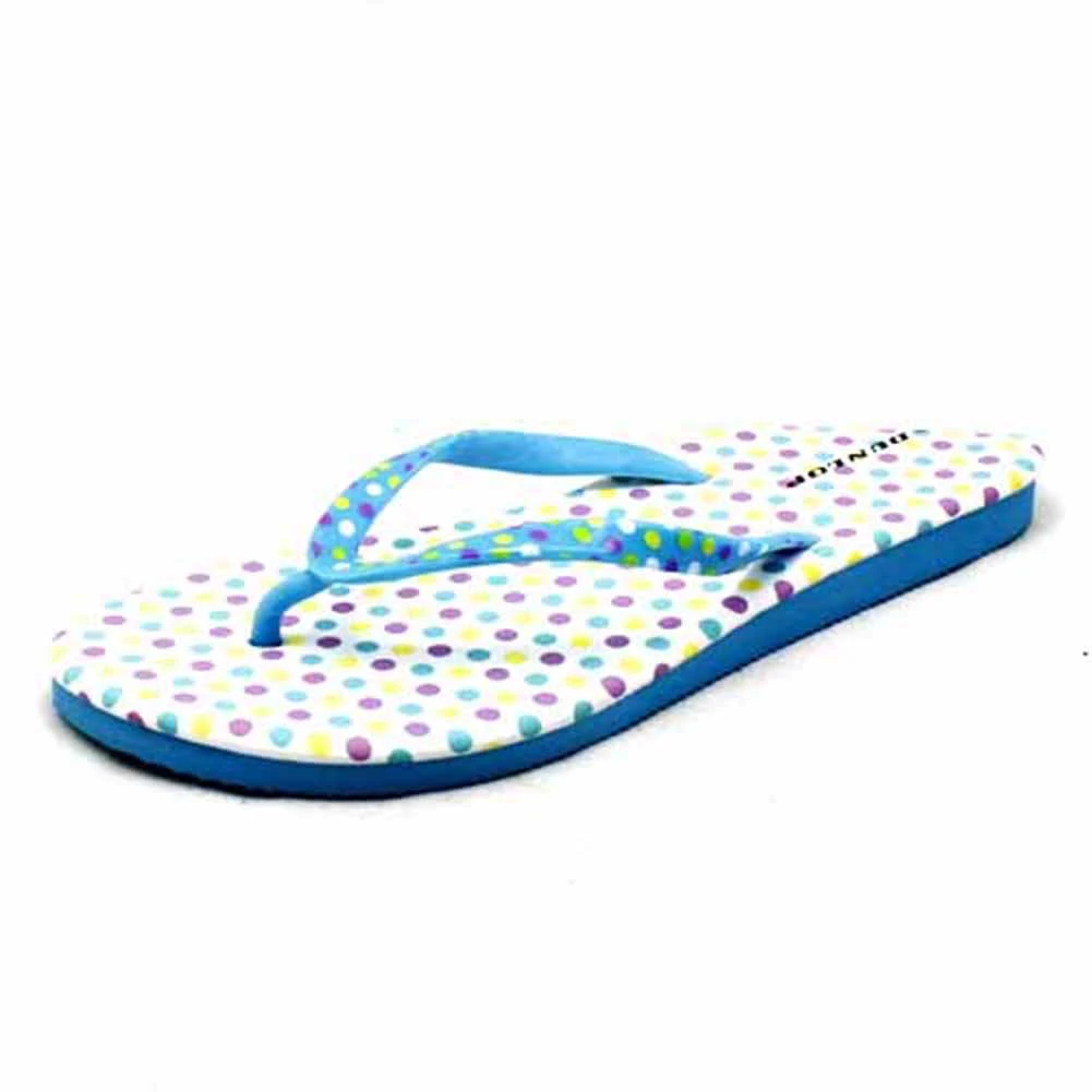 ROCKTHOSECURVES WOMENS DUNLOP FLIP FLOPS LADIES SPOTTY SANDALS BEACH SHOES