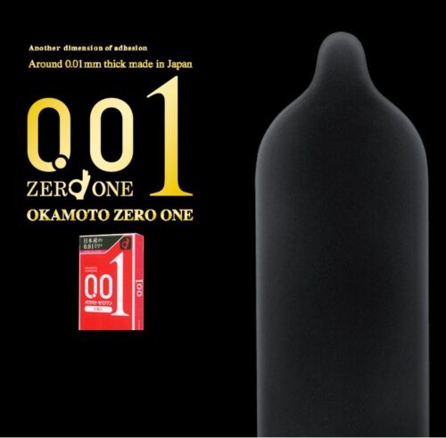 Japan Okamoto Zero One 001 Thin 0.01 mm Condom Regular Size 1box 