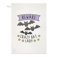 Beware VerrüCkte Fledermaus Damen Geschirrtuch SpüLlappen Halloween Mutter Tag