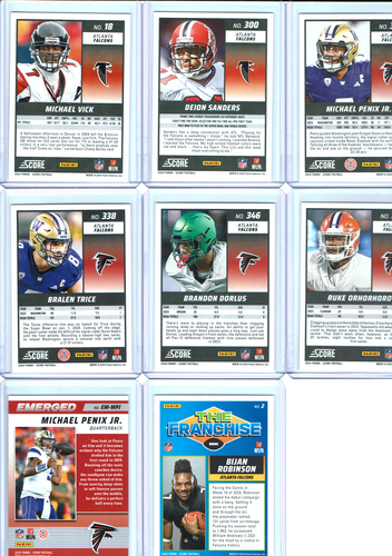 2024 Score Football Atlanta Falcons Team Set (A) 15 Base Cards +++WOW+++ - Picture 4 of 4