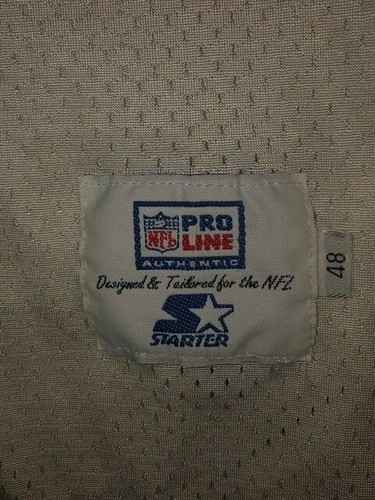 DALLAS COWBOYS Vtg Authentic 1990s 1995-1999 Deion Sanders STARTER Jersey Sz 48 - Picture 5 of 9