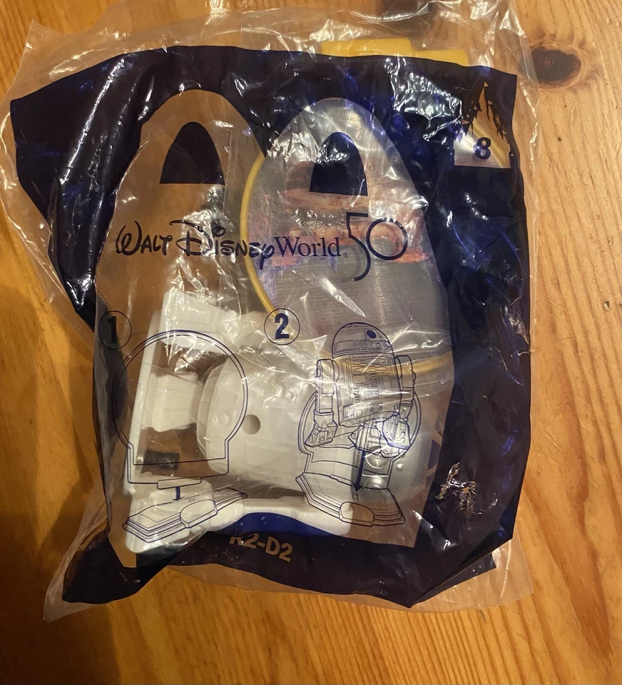 Disney Star Wars R2-D2 -McDonald’s Figure Cake Topper NEW SEALED Happy Meal Toy - Image 2 of 4