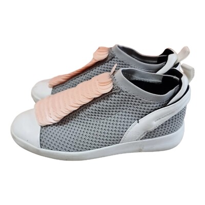 CLONE Moonstone Womens Shoes Grey/White Sneakers Size 38 EUR,  8 US -Ready To Go