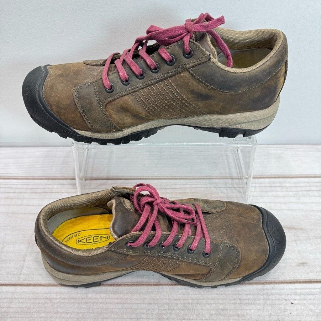 Scarpe da lavoro Keen uomo LA Conner ESD Utility punta alluminio vera pelle stringate