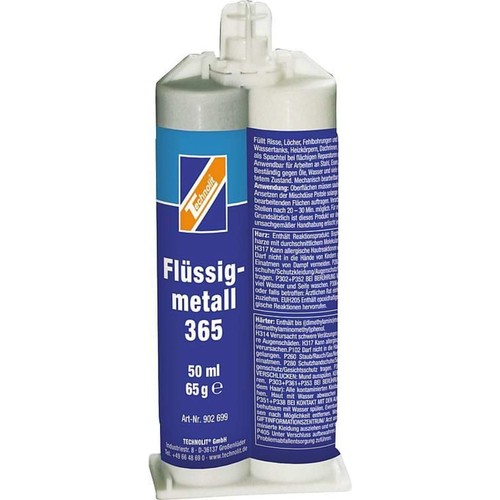 TECHNOLIT Fl ssigmetall 365 50ml Stahl Eisen Gu Metallkleber technolit-fl-ssigmetall-365-50ml-stahl-eisen-gu-metallkleber