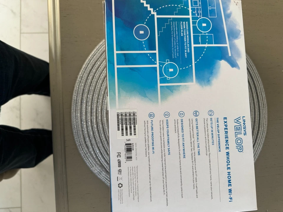 Linksys Velop AC3600 Wireless Router 3 Piece Dual Band Series - Image 3 of 3