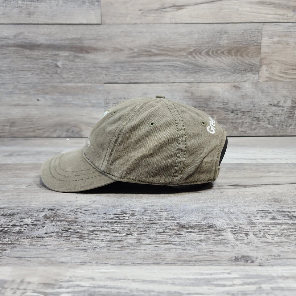 Boné chapéu Youth Green Corps masculino adulto ajustável com alça logotipo bordado - Imagem 2 de 4