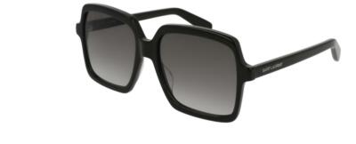 SAINT LAURENT SL 174 001 Black Square Round Women display picture 2