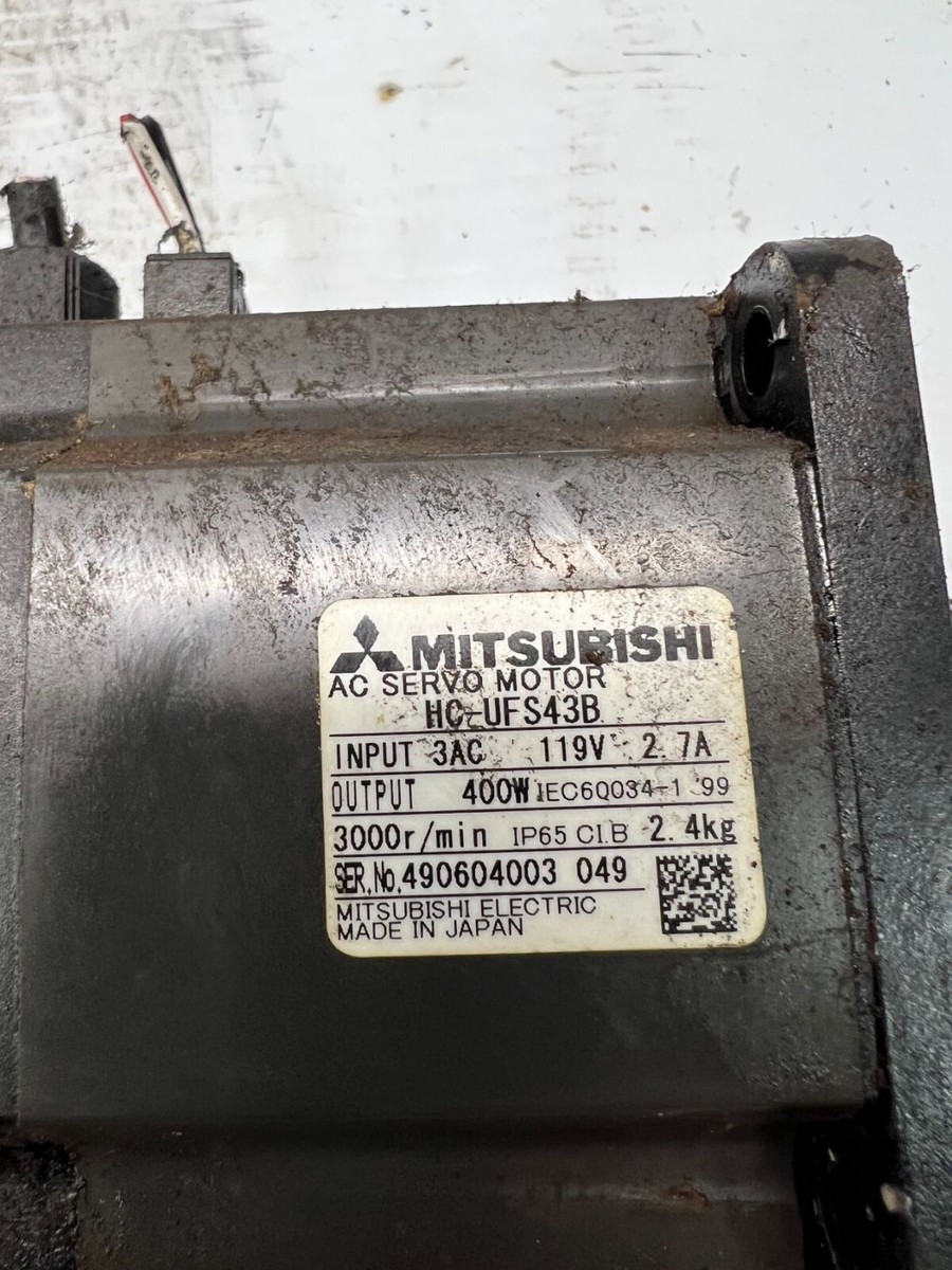 Mitsubishi HC-UFS43 AC Servo Motor - TESTED / WARRANTY | eBay
