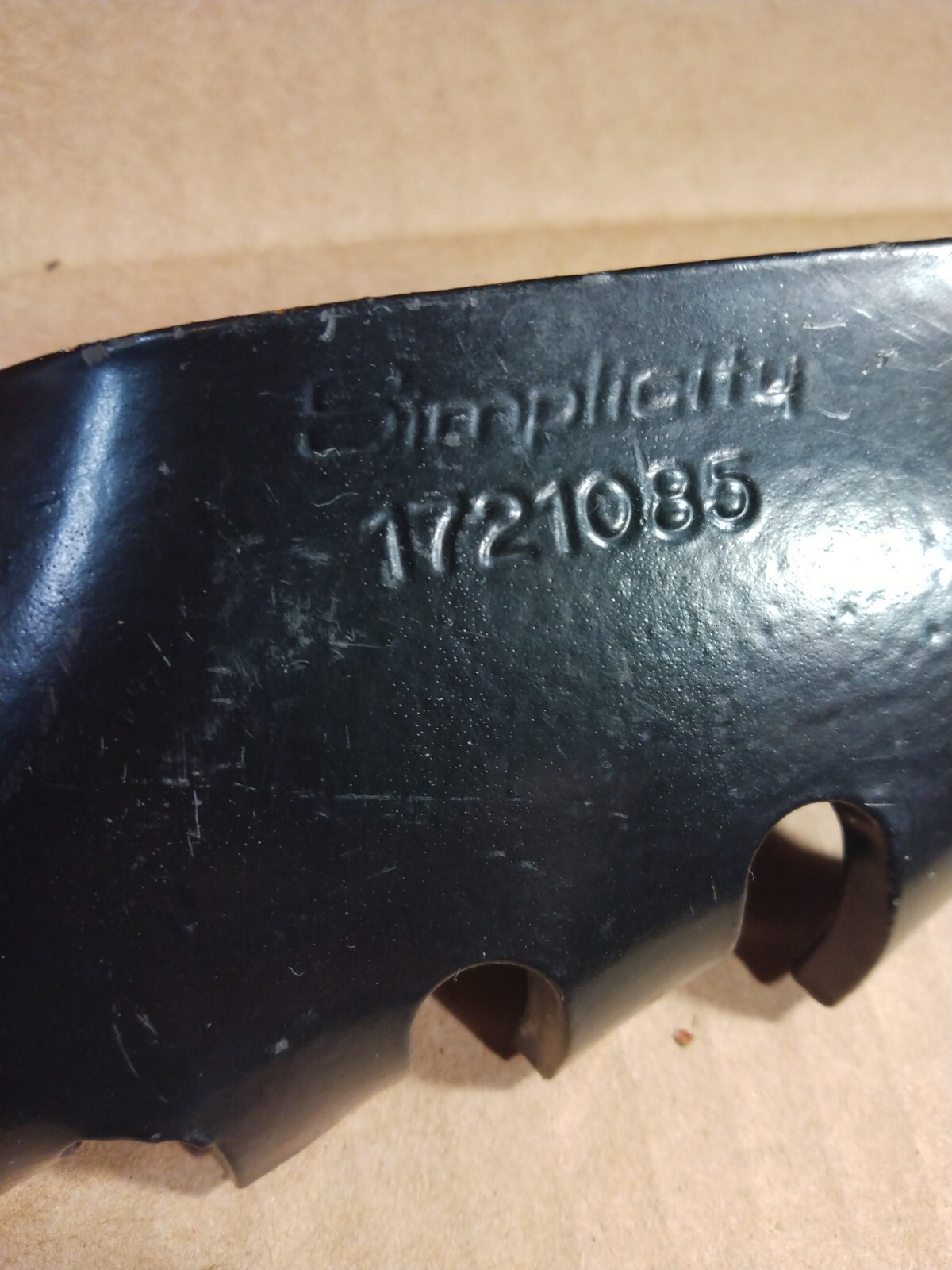 Simplicity Gator Blade set of 2 blades 1721085 with 3/4 center hole eBay