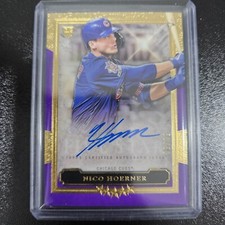 2020 Topps Five Star Baseball Nico Hoerner Purple Auto /50 RC