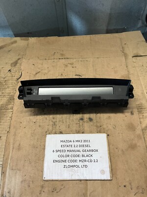 Mazda 6 MK2 2011 Estate 2.2 Diesel - Dashboard Display Screen GDK4611J0