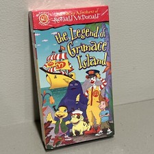 THE LEGEND OF GRIMACE ISLAND The Wacky Adventures of Ronald McDonald VHS New