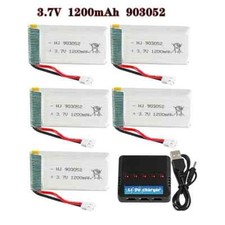 3.7V 1200mAh 903052 Lipo Battery For Syma X5SW X5SC X5C JJRC H5P RC Quadcopter