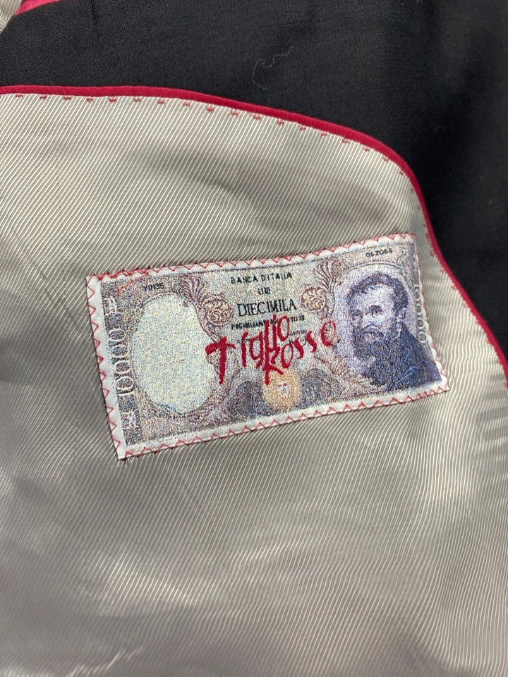 Blazer Tiglio Hombres 48R Negro Super 150s Lana San Giovesse Abrigo Deportivo Chaqueta Italia Foto 4 de 4